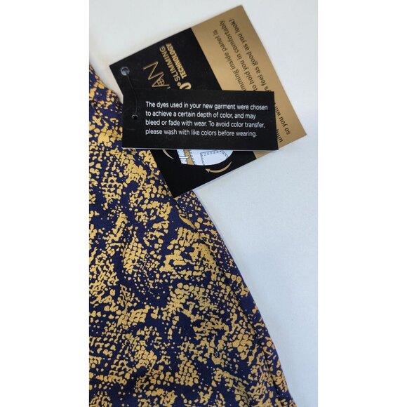 Iman Pants Patterned 360° Slimming Technology Womens Size Med Petite New - Picture 6 of 7